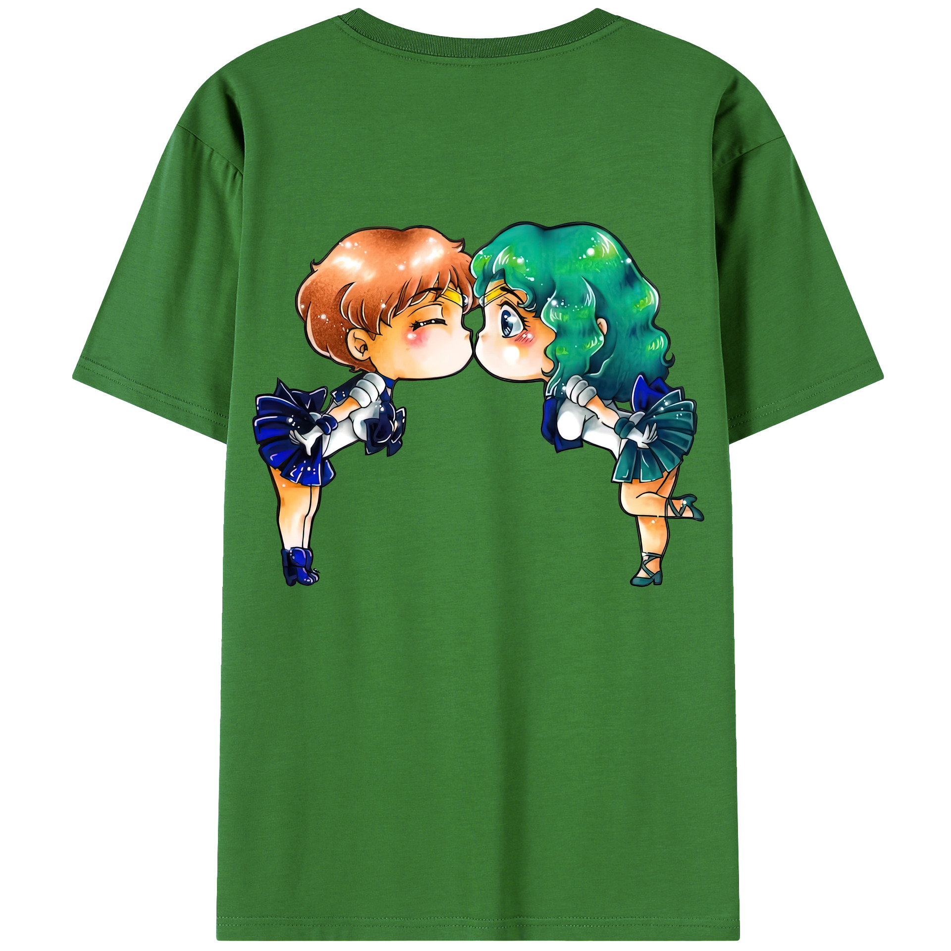 （画像用） 美少女戦士セーラームーン 天王はるか Sailor Moon Tenoh Haruka レディース半袖Tシャツ(バックプリント)